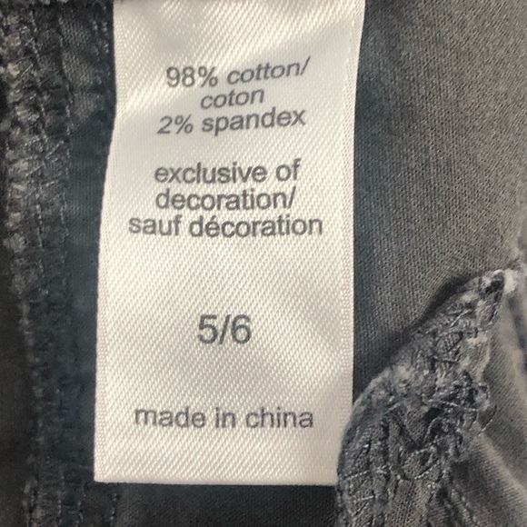 MAURICES Junior Women’s Pants Sz 5/6 Gray Convert to Capri Pockets Stretch - Picture 9 of 12